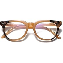 Bevi Reading Glasses Blue Light Blocking Magnify Glasses with Spring Hinge Anti Eye Strain for Men and Women