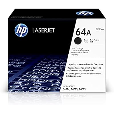 HP 64A Black Toner Cartridge | Works LaserJet P4014, P4015, P4515 Series | CC364A