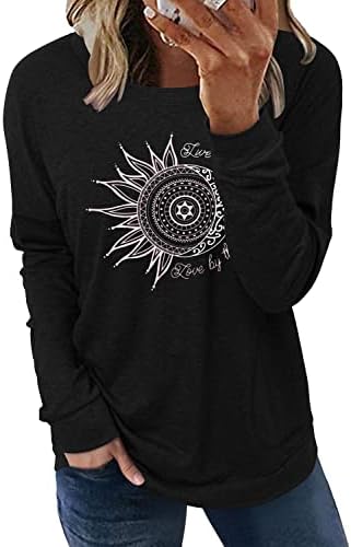 onlypuff Long Sleeve Shirts for Women Fall Fashion Tops Clothing