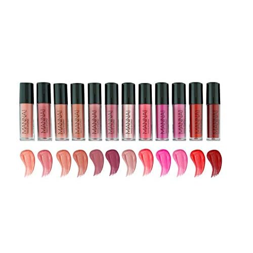 Manna Kadar Luxe Lip Deluxe Liplocked Priming Stains, Multi-Colored, 12 Count