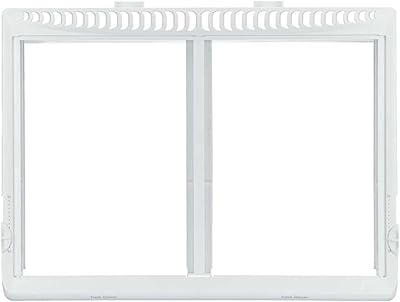 Smart Choice 240364787 Refrigerator Shelf FrameDrawer Cover No Glass White, Impact Resistant Replacement Compatible with Frigidaire 240364714 240364725, Fits Select Refrigerator Models