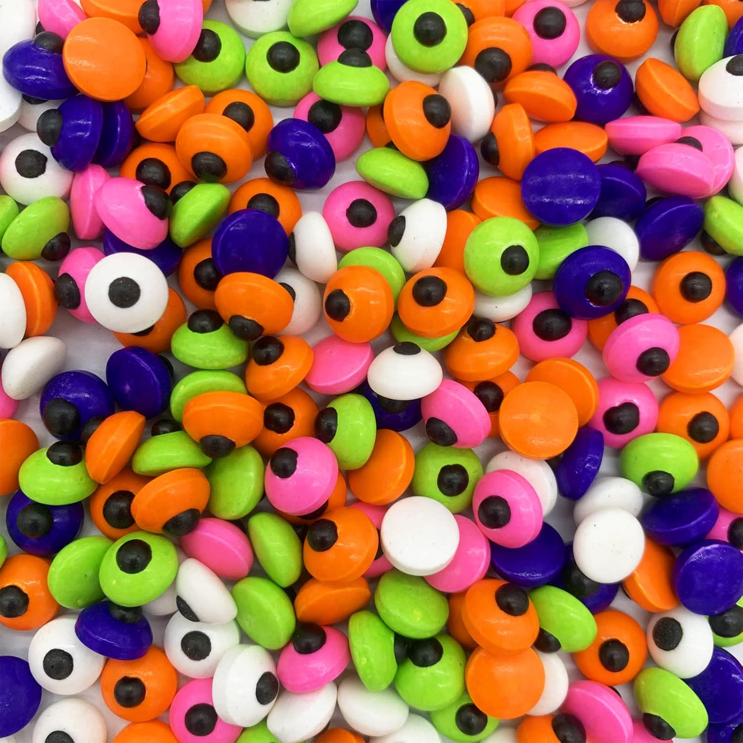 Weraru Big Candy Eyeballs Eye Ball Sweets Cake Cupcake Toppers Cookie Dessert Sprinkles Decorations for Christmas Birthday Party Supplies 4.2Ounce