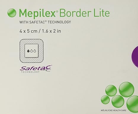 Mepilex Border Lite Dressing, 1.6" x 2", 10/Bx